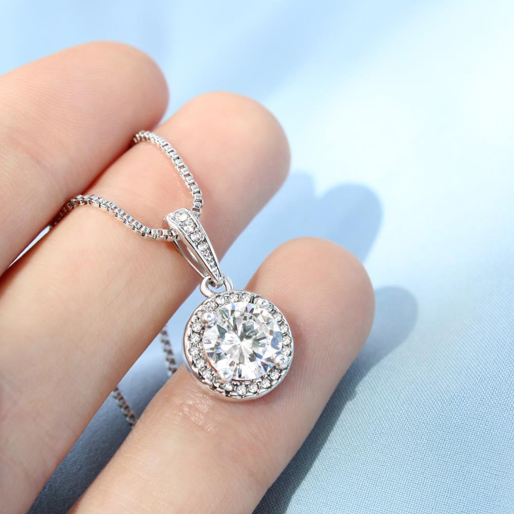 🎄Christmas Sale- 49% OFF💝Sterling Silver Necklace - With Real Rose - To My Baby