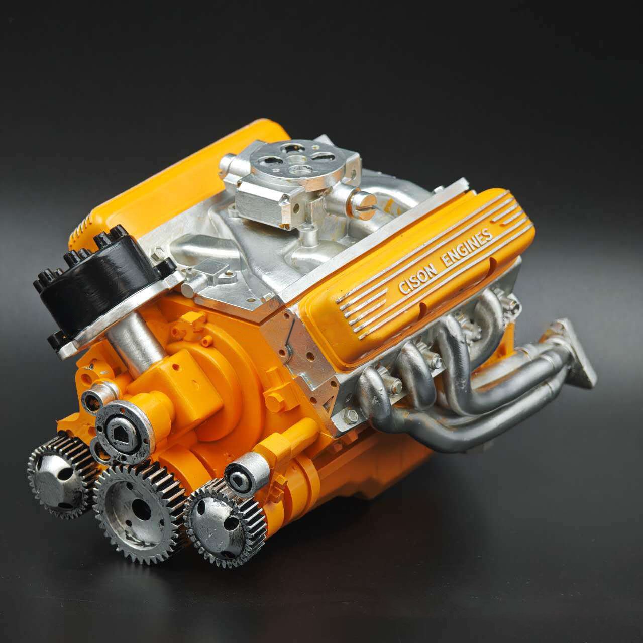 NEW Benzin OHV V8 Kleinblock-Motor Modellkits 4-Takt 44cc wassergek??hlt