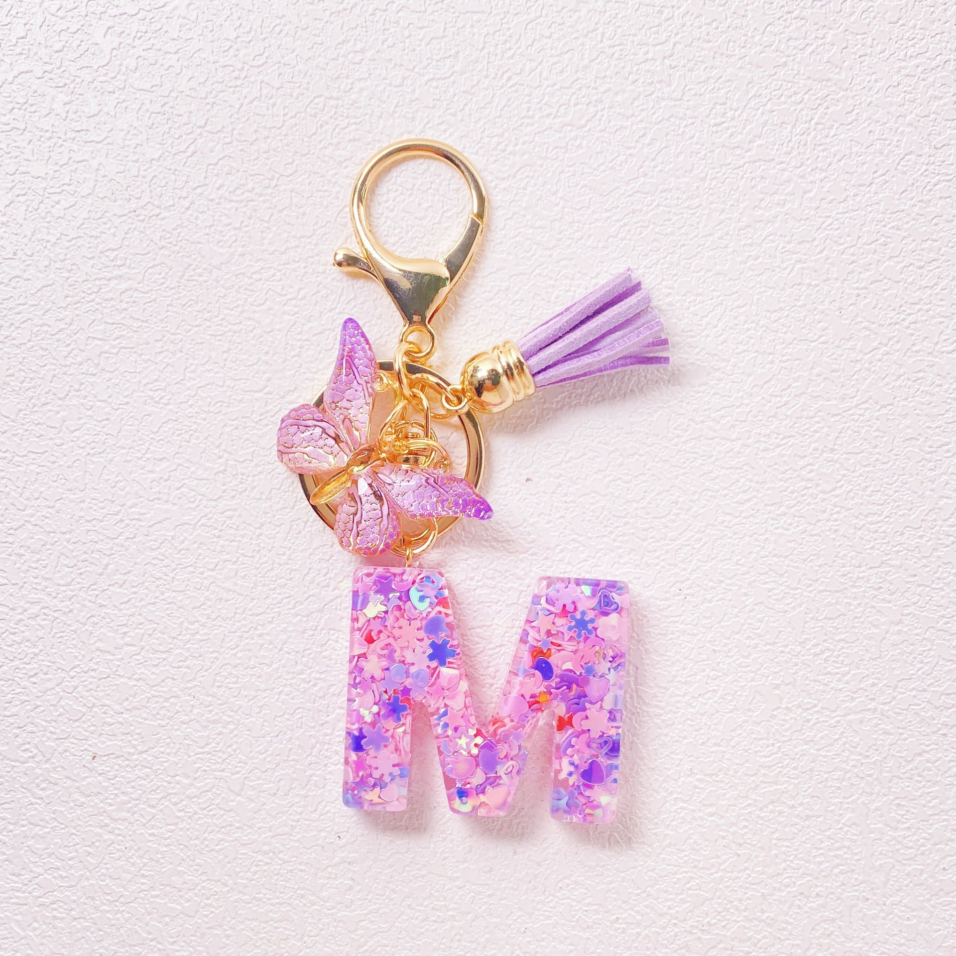 🎁TikTok Last Day Sale - 70% OFF🔥Initial Letter Keychains🦋