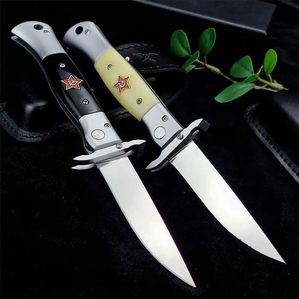 Tactical Hunting Knife - Semi-Automatic Outdoor EDC