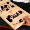 Two-Player Wooden Ice Hockey Battle Parent-Child Interactive Tabletop Game