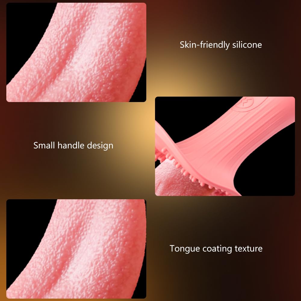 Rose Realistic Tongue Licking Massage Vibrator