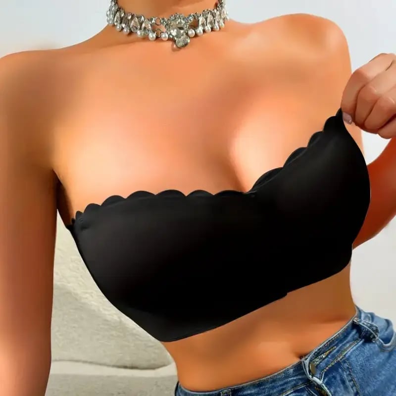 🏆Letzter Tag 49% Rabatt❤️ Nahtloser, trägerloser Bandeau-BH mit Frontverschluss