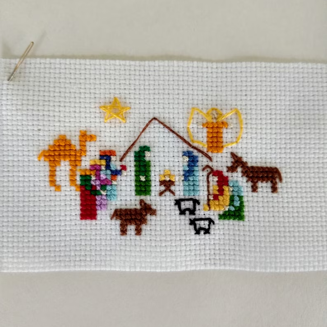 Nativity Cross Stitch DIY Kit⛪