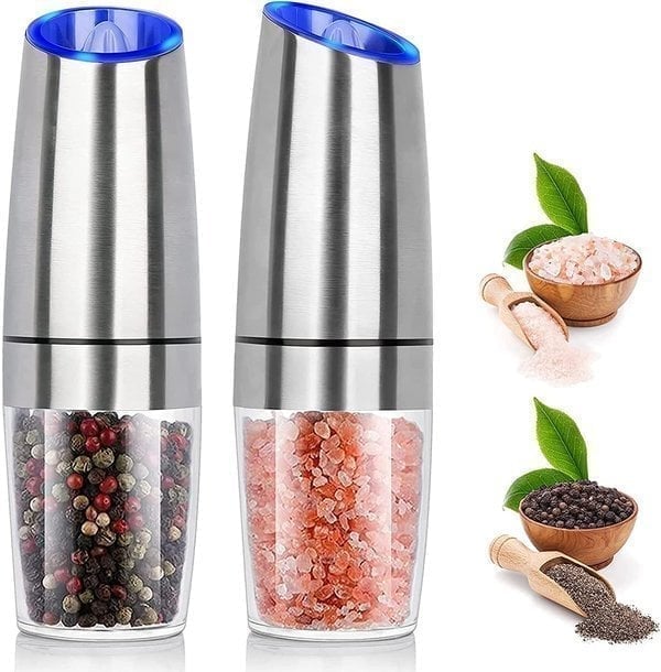 ⚡⚡Last Day Promotion 48% OFF - Automatic Electric Gravity Induction Salt and Pepper Grinder(BUY 2 FREE SHIPPING)