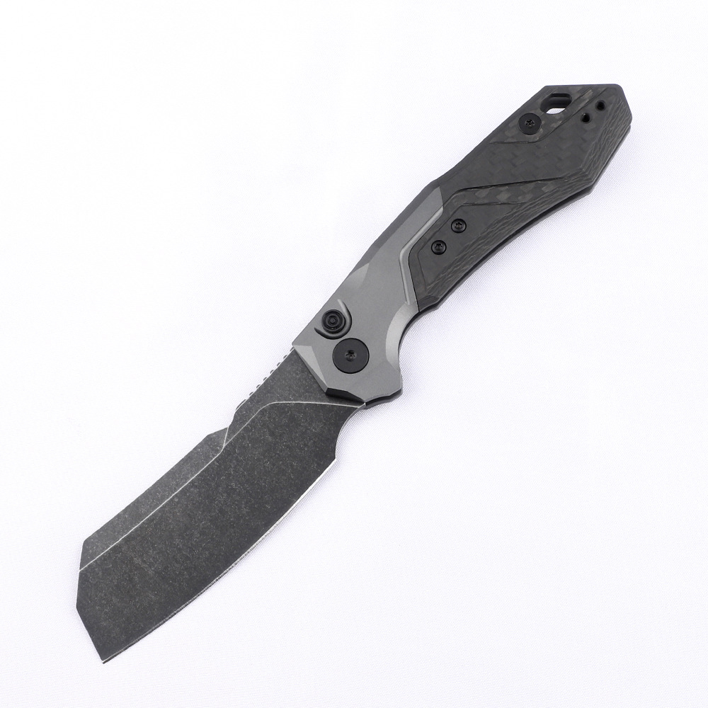 🔥Last Day Promo Save 70%🎁Launch 14 Automatic Knife Cleaver Gray Al (3.4