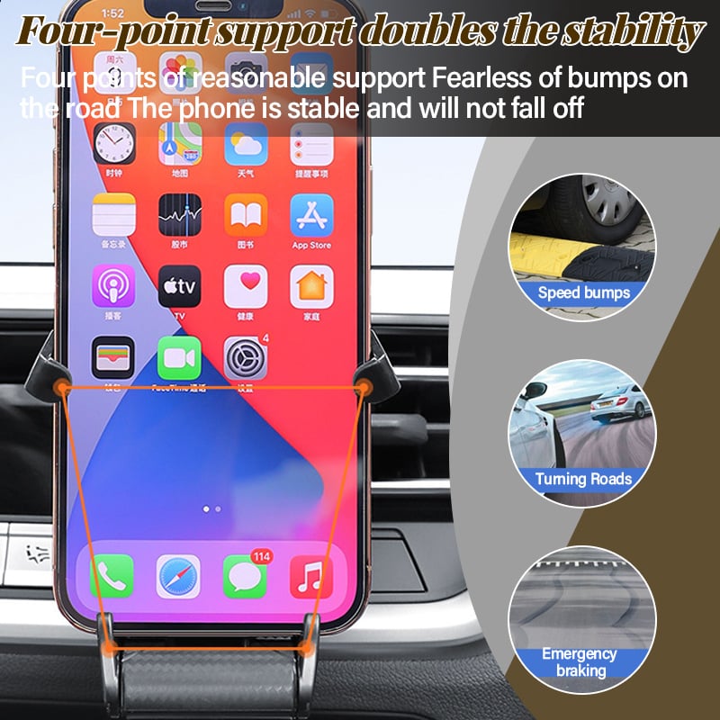 Summer Sale  48% OFF-🎉- Carbon Fiber Sports Car Seat Phone Holder