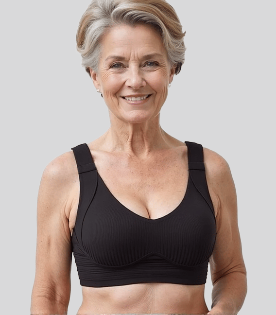 🎁 Last Day Promotion 70% OFF🔥Women's Ribbed Push Up Adjustable Wireless Bra