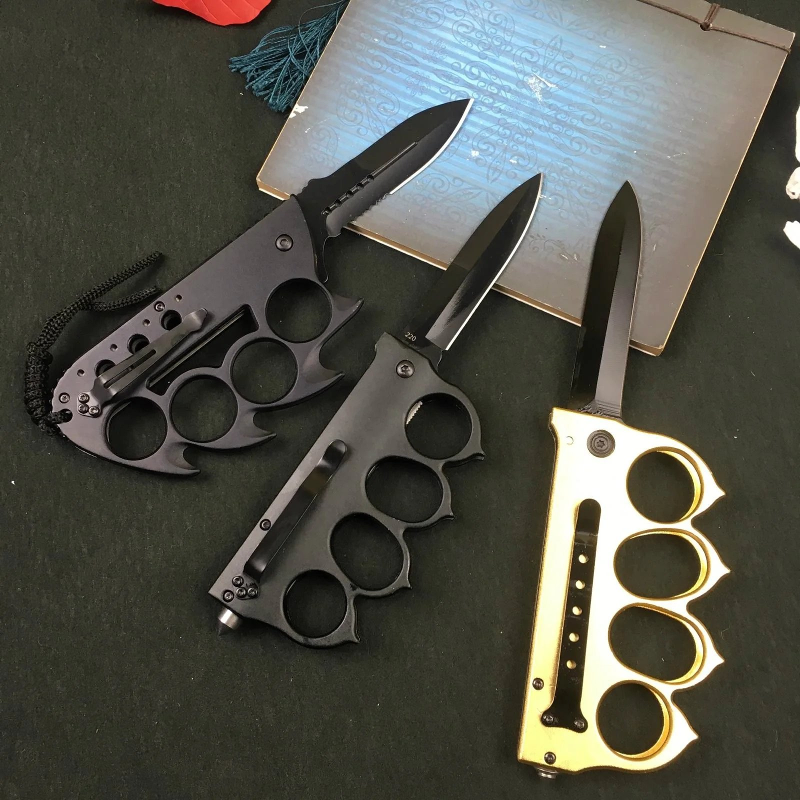 US 1918 Trench Brass Knuckle OTF