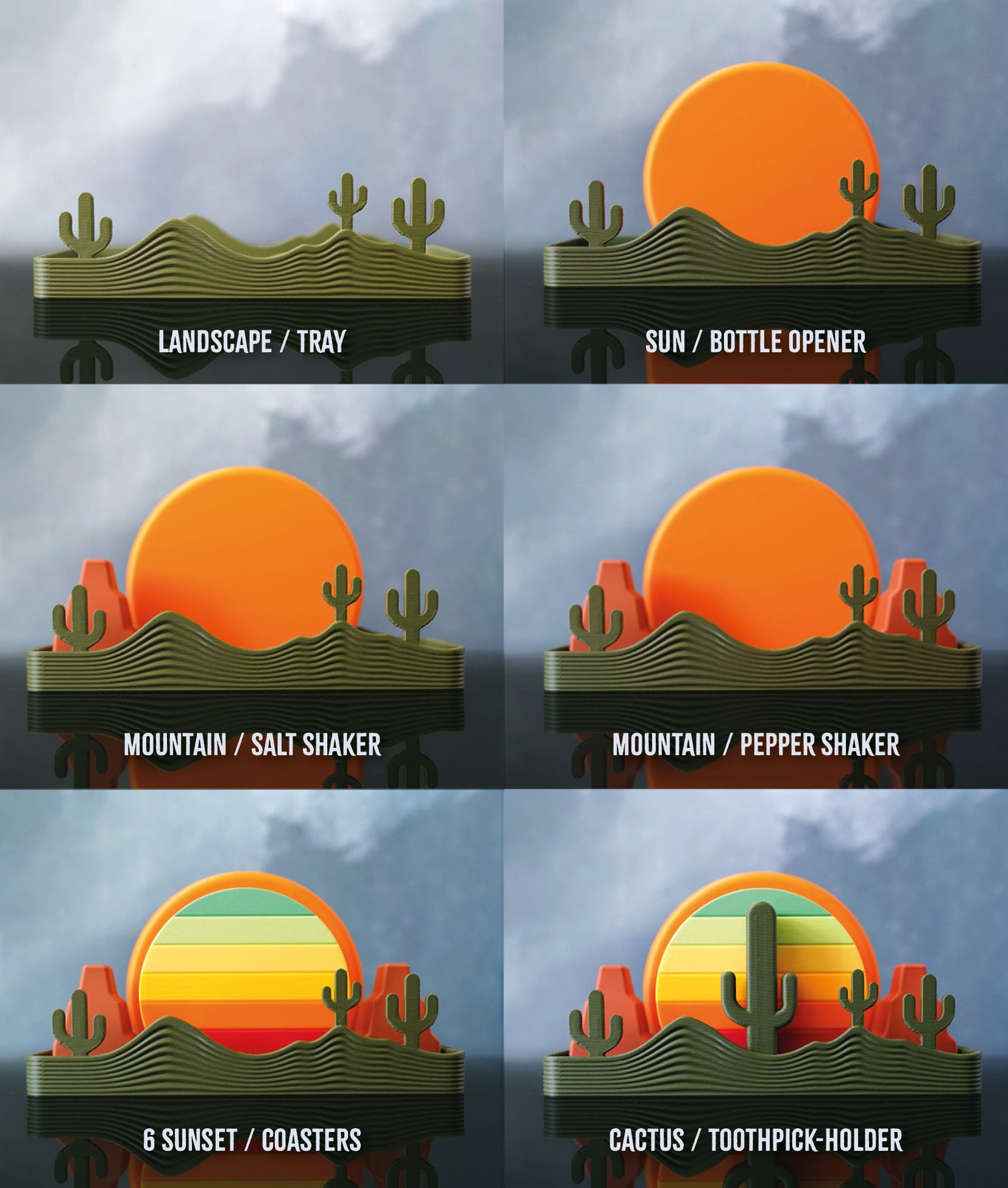 🔥Last Day Promotion 50% OFF🔥SUNDOWNER Coaster Set