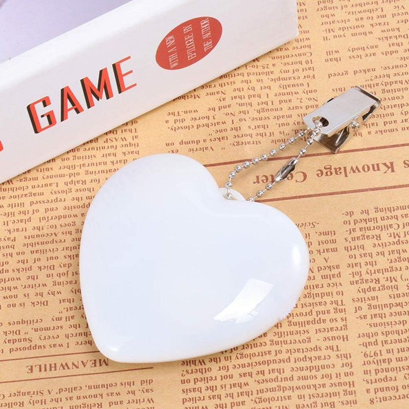 LED Heart Light Keychain