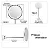 🔥Last Day Promotion 50% OFF🔥360° Flexible Light Up 10X Magnification Makeup Mirror