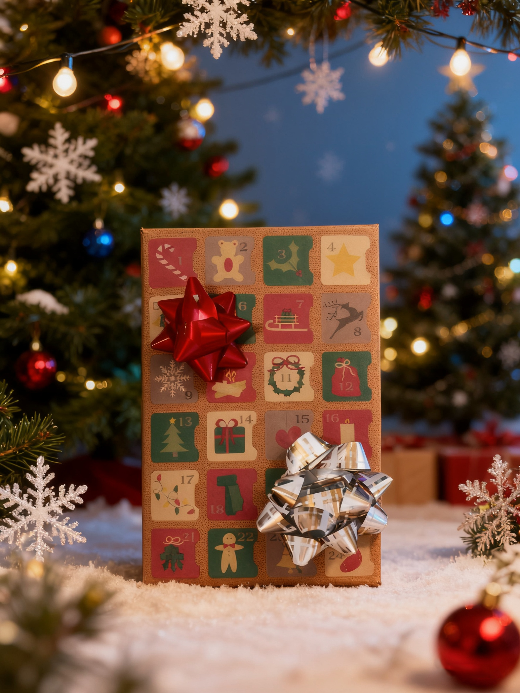🎄Advent Calendar with 3D Printed Mini Animals for Christmas