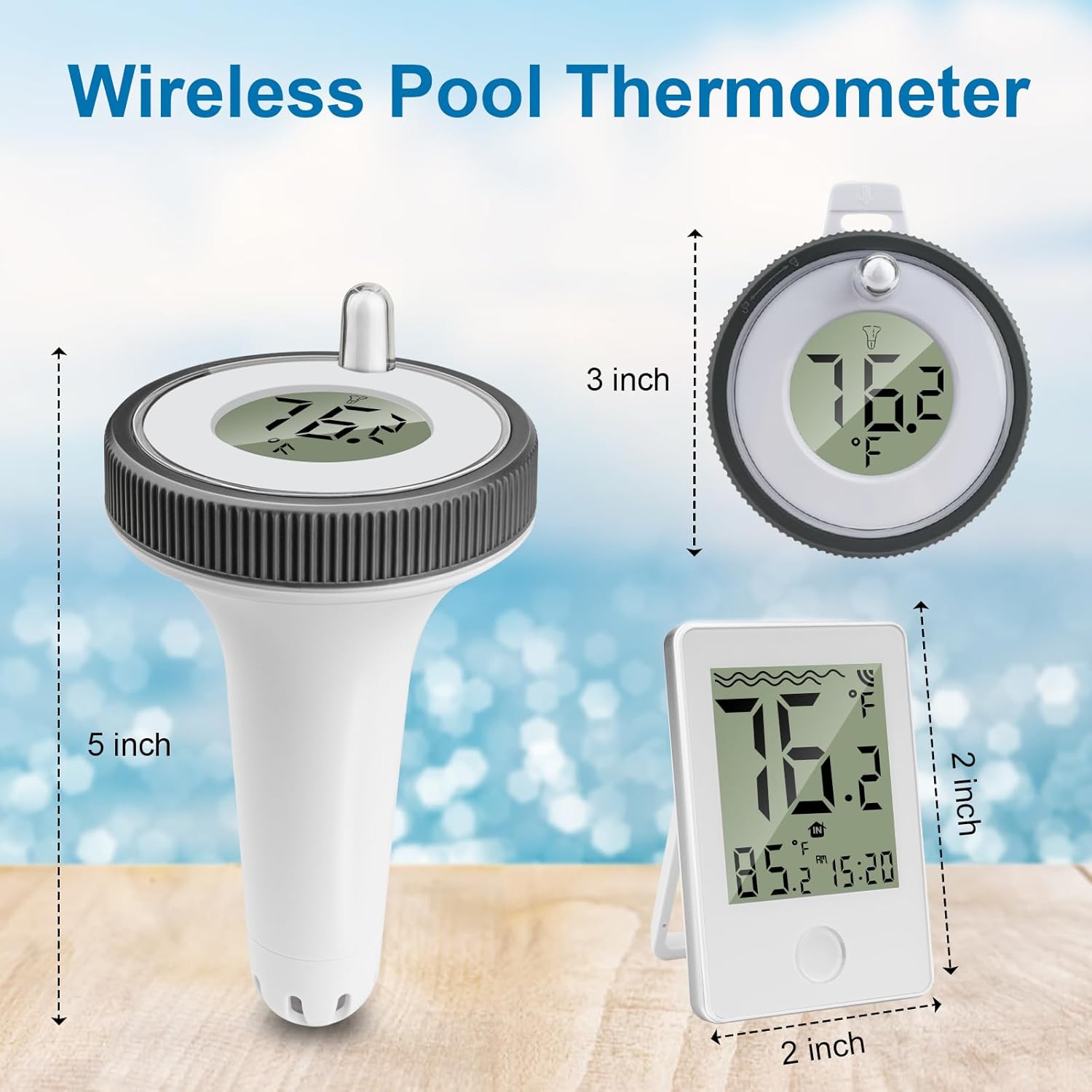 🎁TikTok Last Day Sale - 70% OFF🏊Pool Thermometer🌡️(Fahrenheit Celsius switchable)