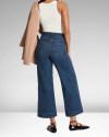 🔥Cropped Wide-Leg Patch Pocket Jeans (Buy 2 Free Shipping)