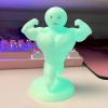 Funny Muscle Man Statue