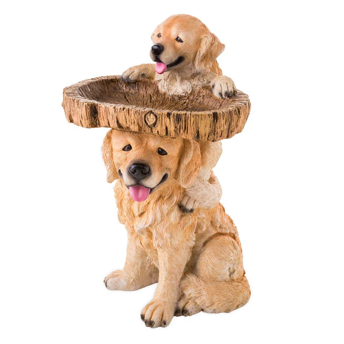 🐝Labor Day Deals: 50% OFF! Puppy Bird Feeder Outdoor Decorative Ornaments