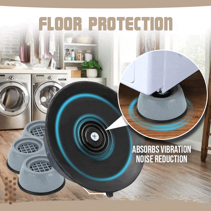 (🎄Christmas Promotion--48%OFF)Anti Vibration Rubber Washing Machine Feet Pads--4 PCs(Buy 4 sets Free shipping)