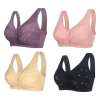 Pay 1 Get 3 packs🌷2023 New Design for Senior Front Closure Cotton Bra