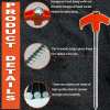 (🔥Last Day Promotion 50% OFF) Screw in Tent Stakes - Ground Anchors Screw in - Buy 2 Free Shipping