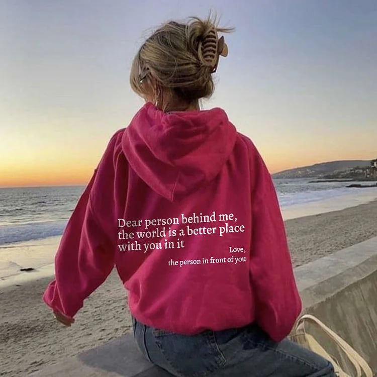 💕MOTHER'S DAY SALES💕'Dear Person Behind Me' Sweatshirt(Buy 2 Get Free Shipping)