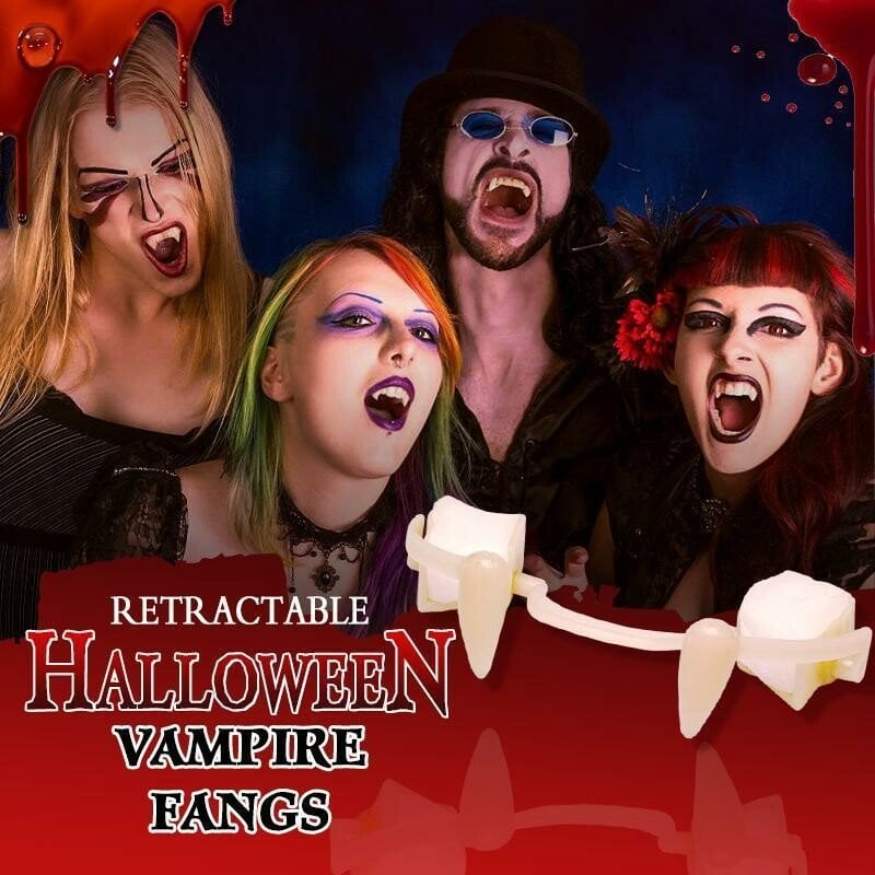 （🔥Hot Sale-49% OFF）Retractable Halloween Vampire Fangs