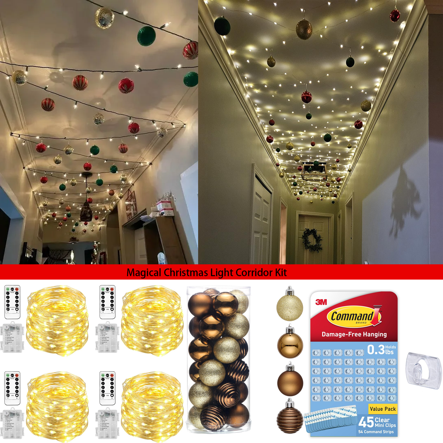 🛒Black Friday Deals🛒✨Magical Christmas Light Corridor Complete Kit