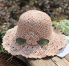 💖 ✨ Eleganter gehäkelter Strohhut mit Rüschen – faltbarer Sonnenhut