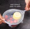 6 Pcs/Set Silicone Stretch Lids Reusable Food Covers Best Silicone Lids