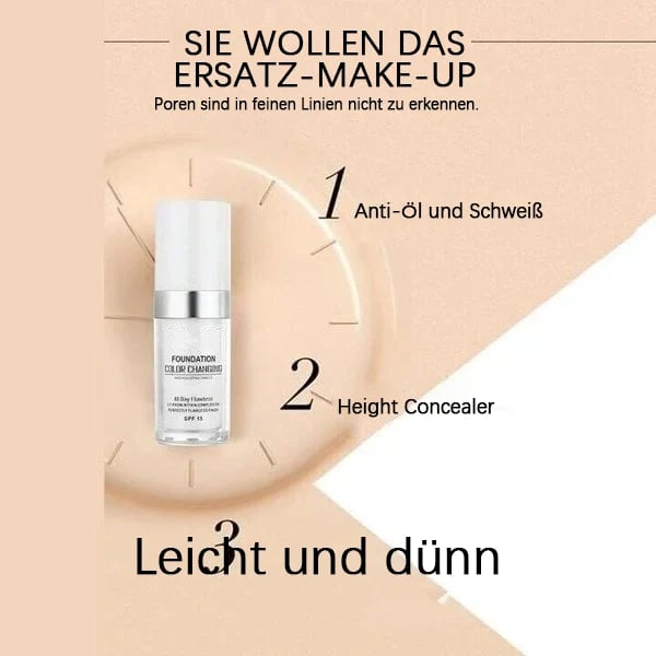 🎁Letzter Tag - Kaufe 1 und erhalte 1 gratis🎉Farbwechselnde Foundation für reife Haut