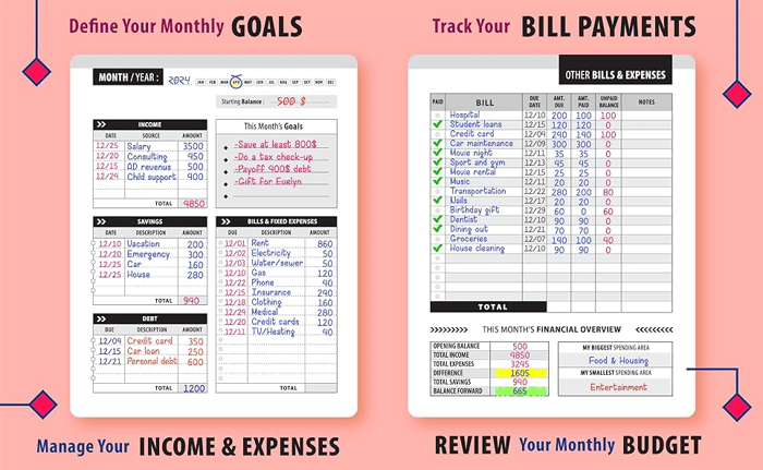 ⏰Black Friday Sale 49%🔥🧾Monthly Bill Payment Checklist