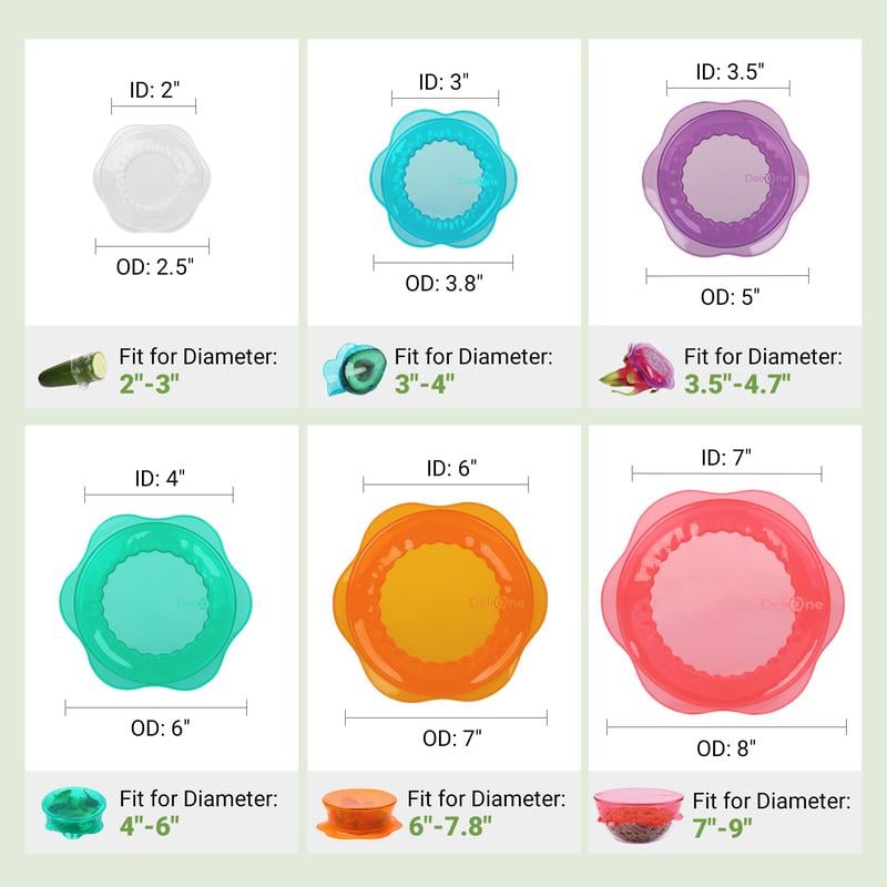 🔥Last Day Promotion - 70% OFF🎁Kitchen Food Storage Silicone Lids