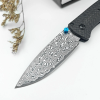 BM535C Vg10 Damascus Blade Carobon Fiber Handle Pocket Knife