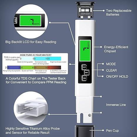 🔥Last Day Promotion 70% OFF💥2025 All-New 4 in 1 Tds Meter Digital Water Tester