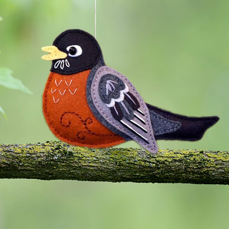 (🔥Early Mother's Day Sale- 65% OFF) Felt Bird Ornament🐦- Buy 4 Free Shipping