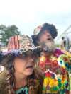 🎩Patchwork multicolored mushroom Hemp Hat with hidden pocket fedorahats🔥