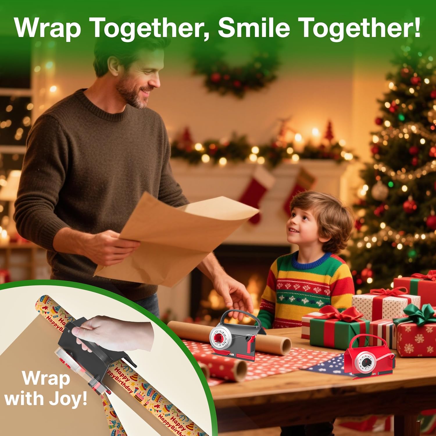 🔥Last Day Promotion 50% OFF🔥Wrapping Paper Cutter