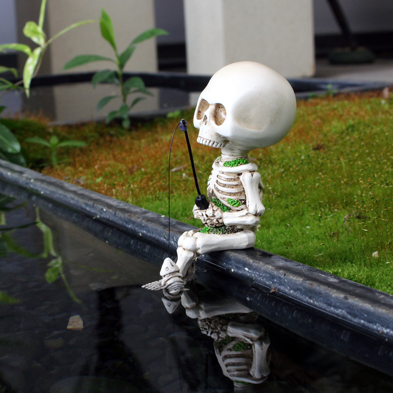 🔥Last Day Promotion - 60% OFF🎁👻🎣💀FISHING SKELETON GARDEN ACCESSORY