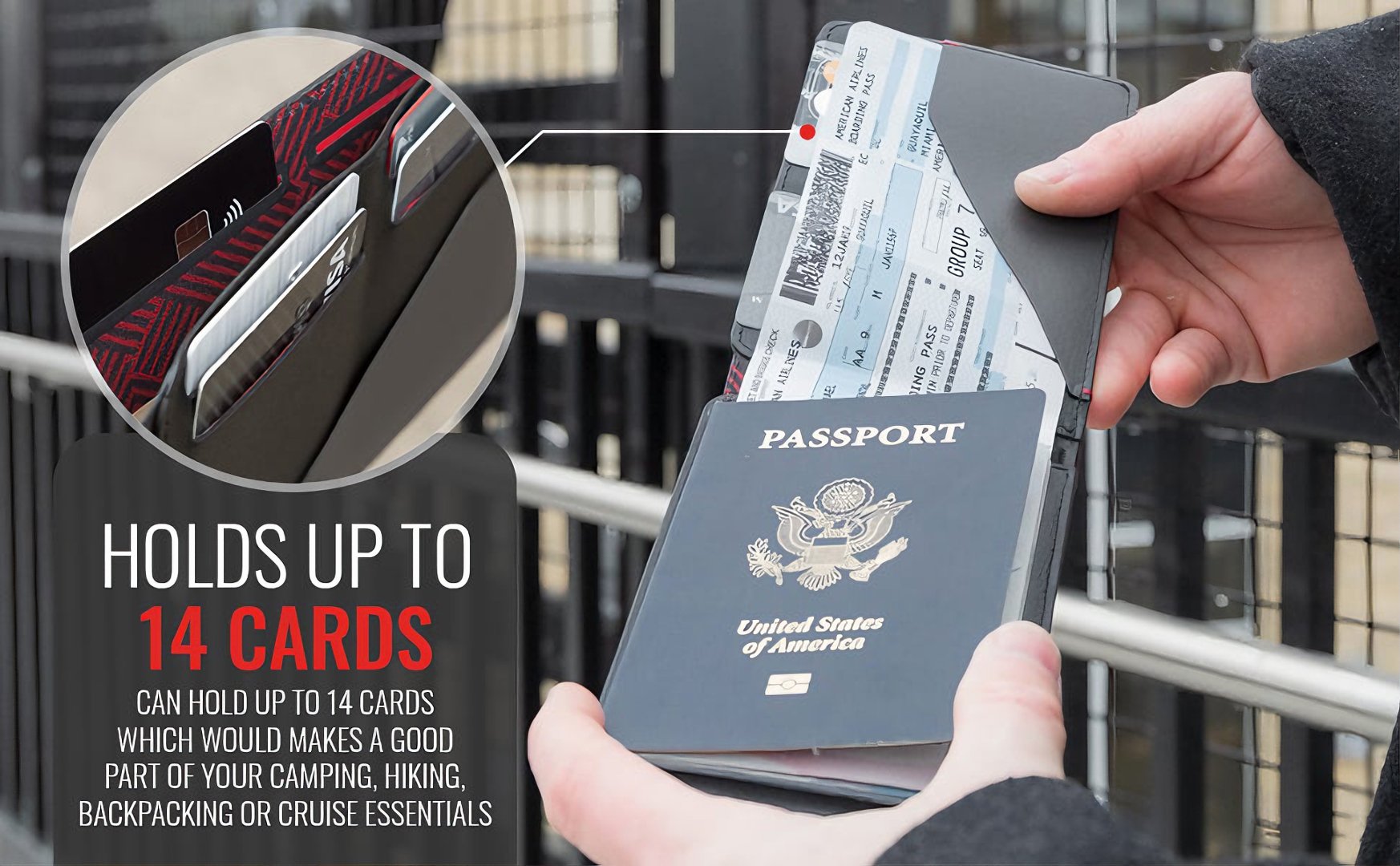 ⏰LAST DAY SALE 50% OFF🔥Bi-fold Ultra-thin Multi-card Passport Wallet