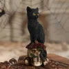 🔮Mysterious black wind skull animal statue🐈‍⬛