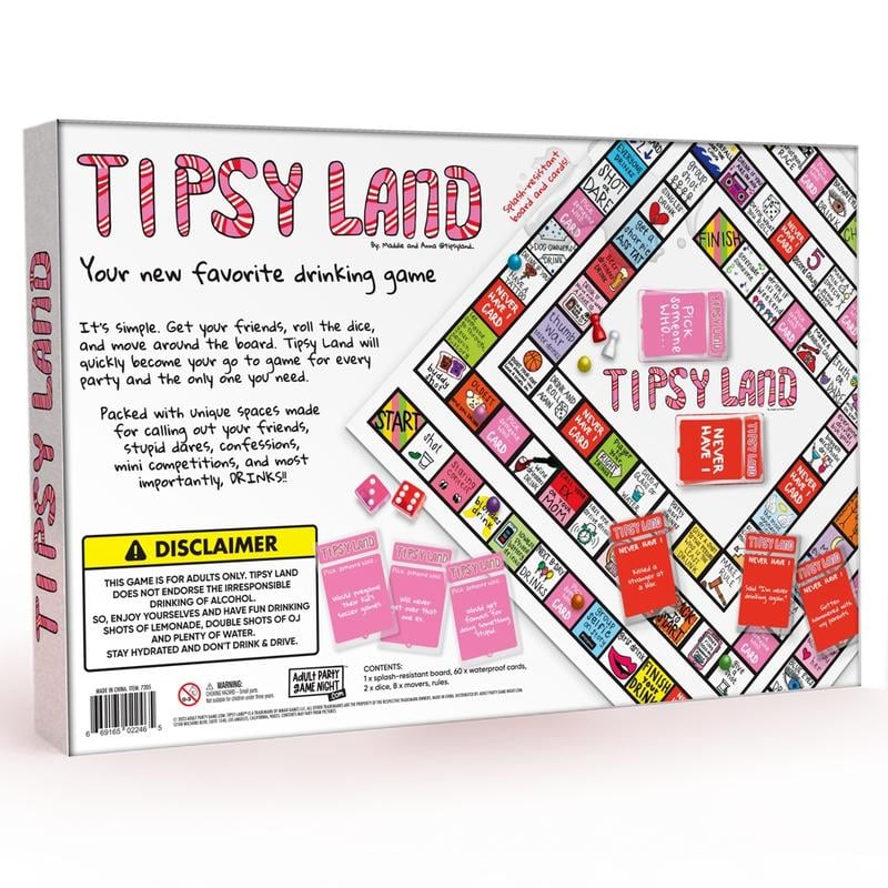 🔥Last Day Promotion 48% OFF-🎁-Tipsy Land Party Board Game - Fun Drinking Game for Friends