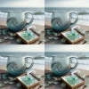 🎄Christmas Best Gifts🔥 Unique Handcrafted Sea Glass Ocean Wave Mug🎁Free Gifts