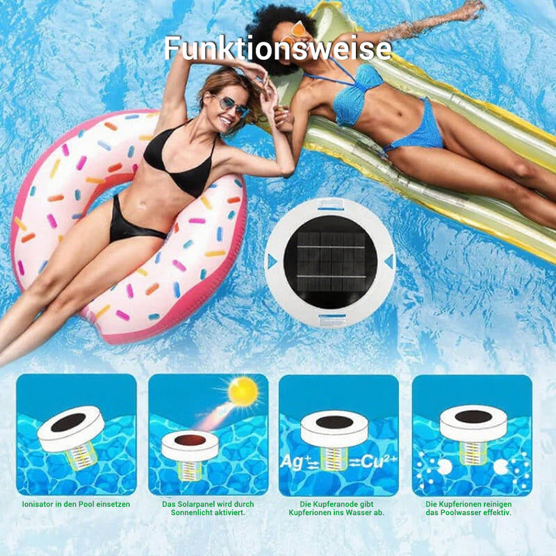 🎉Letzter Tag 49% Rabatt🔥Solar-Schwimmbad-Ionisator, macht das Wasser klar
