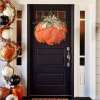 🔥Fall Hot Sale 50% OFF🎃Handmade Halloween Pumpkin Wreath For Front Door