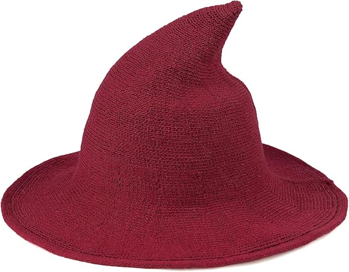 🎁Last Day Sale - 70% OFF👻Women Gothic Knitting Black Wizard Hat