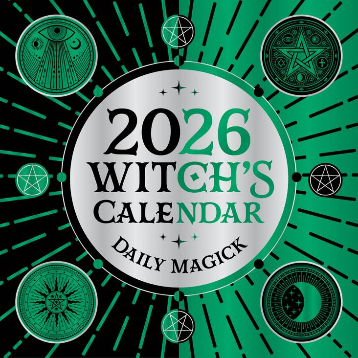 🔥LAST DAY SALE 50% OFF🧙📆2026 Witch's Calendar: Daily Magick Day-to-Day Calendar🔮