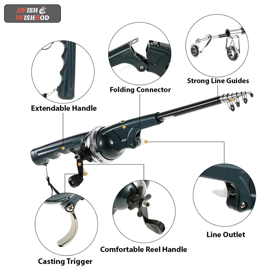 🎣 Summer Sale-43% OFF🎣 Foldable Fishing Rod