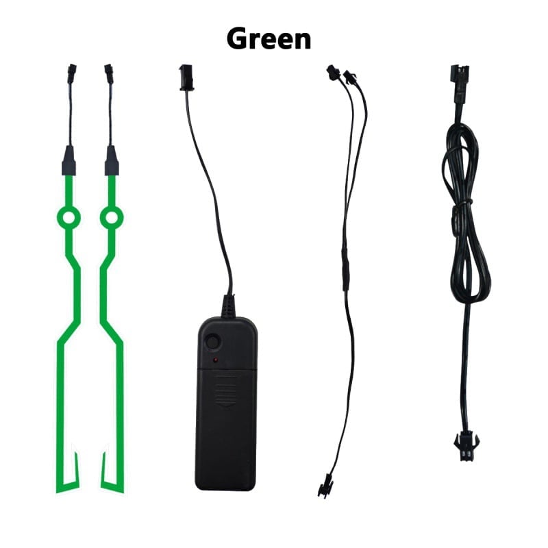 🔥🔥Motorcycle Helmet Light LED DIY Helmet LED Light Motorbike Reflective Strips