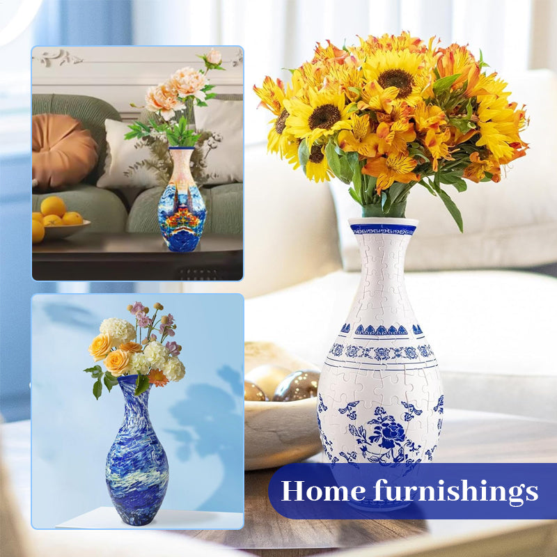 💕Mother's Day Hot Sale 60% OFF🔥3D Art Puzzle Vase, Buy 2 Free Shipping!