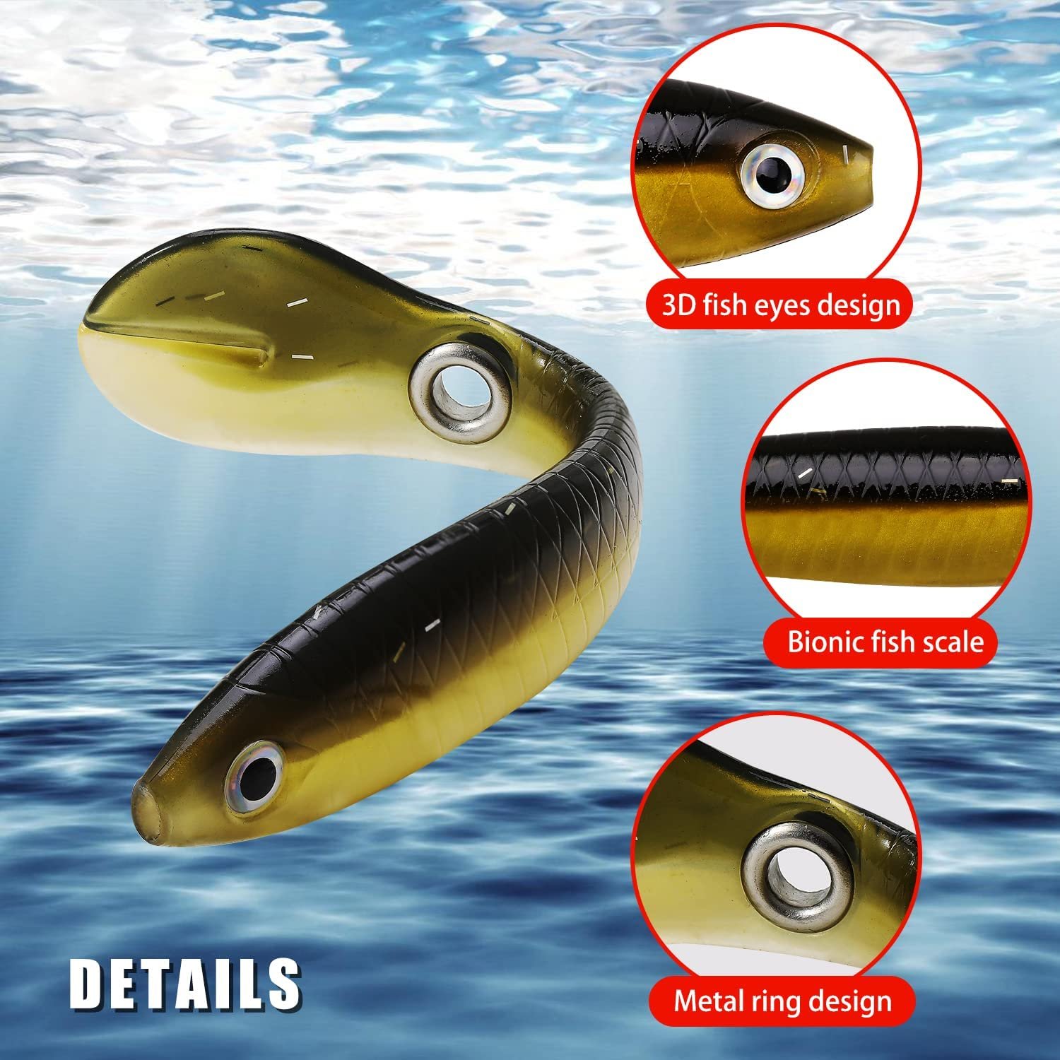 (🌲Early Christmas Sale- 50% OFF) Soft Bionic Fishing Lures